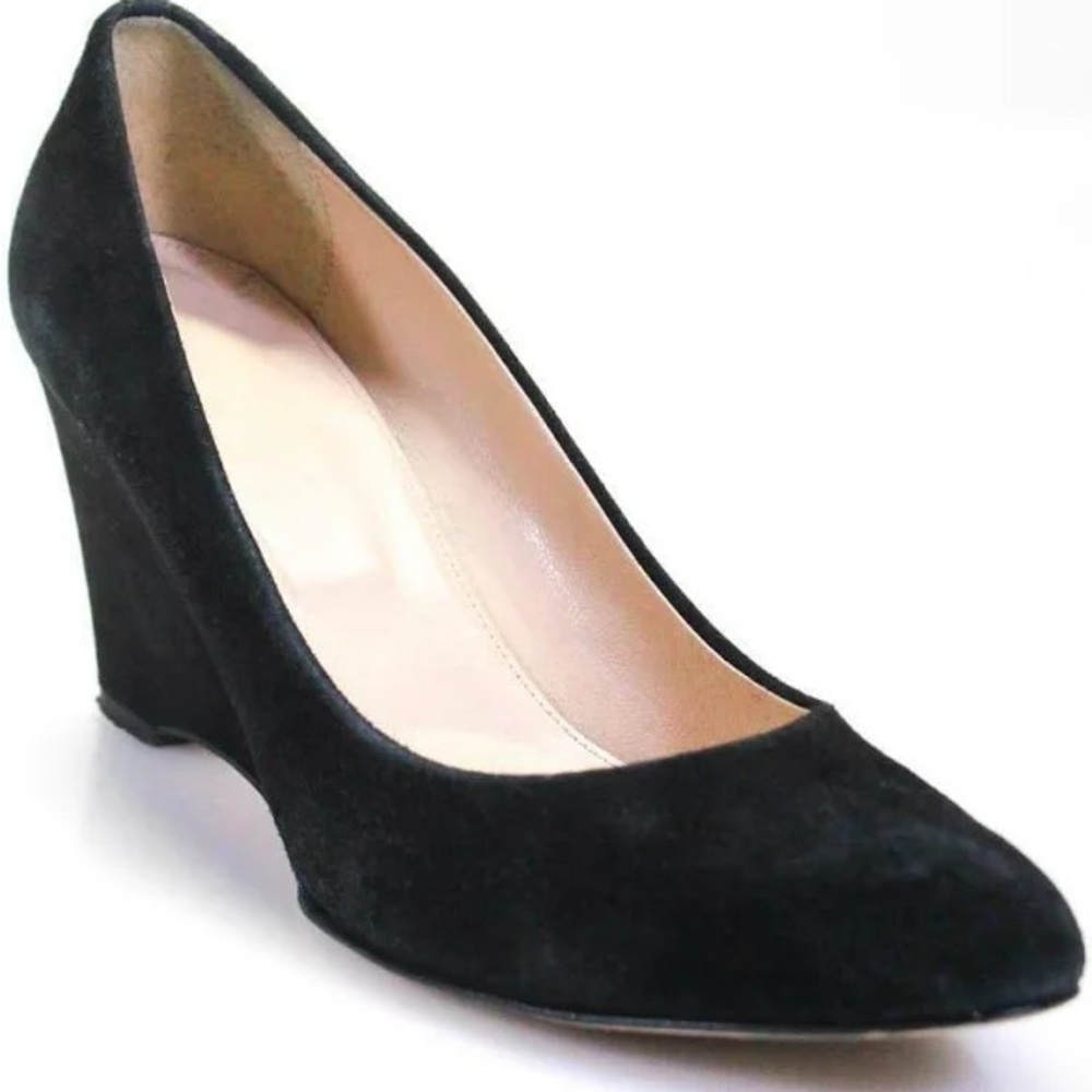 J. Crew Martina Suede Wedge Pumps Heels Wedges